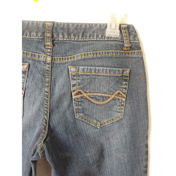 Y2K Blue Jeans Denim Bootcut Low Rise Women sz 5R Stretch 28x32 Mossimo Cowgirl - Picture 5 of 6